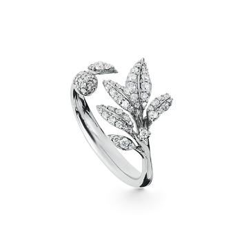 Winter Frost Ring 750 Weißgold mit Brillanten