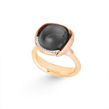 Lotus Ring No.3 750 Gelb- und Roségold mit...