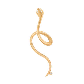 Snakes Ohrring 750 Gelbgold