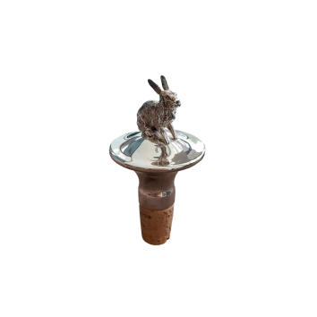 Flaschenkorken mit Hase 925 Silber