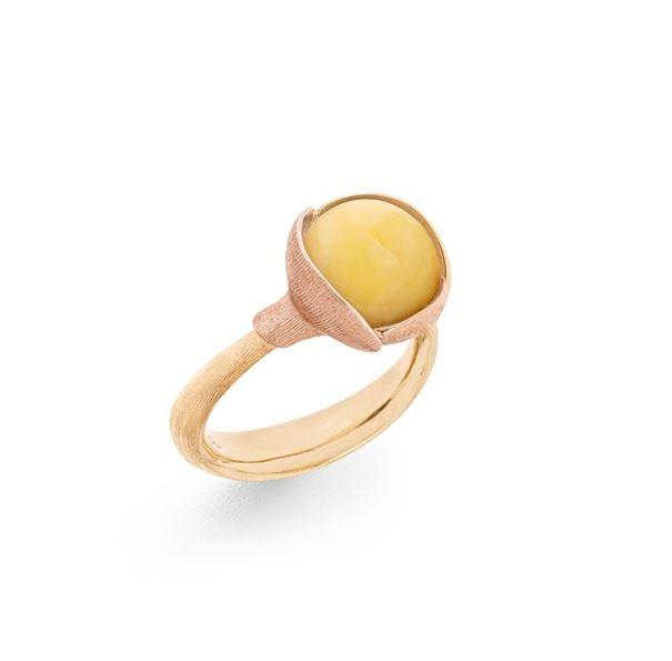 Lotus Ring No.2 750 Gelbgold