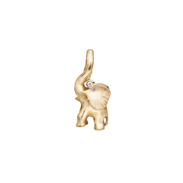 Elephant Charm 750 Gelbgold mit Brillant