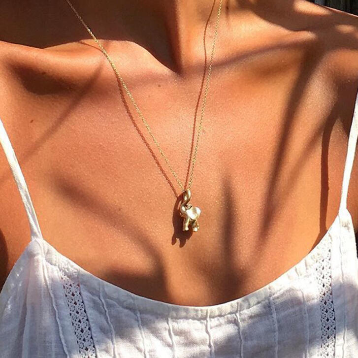 Elephant Charm 750 Gelbgold mit Brillant