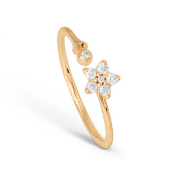 Shooting Stars Ring 750 Gelbgold mit Brillanten