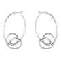 Forget-Me-Knot Ohrringe 925 Silber