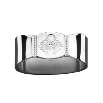 Serviettenring Rosenmuster 925 Silber