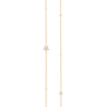 OL Collier Shooting Stars 750 Gelbgold mit Brillanten 80 cm