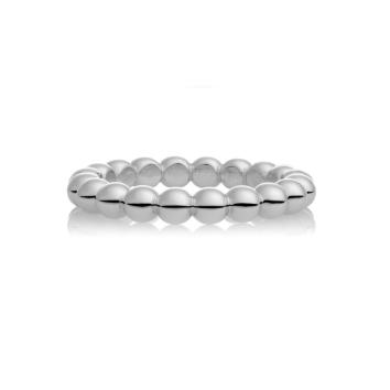 Bron Stax Kugel 3,5 mm Ring 750 Weißgold