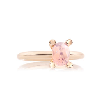 Bron Phlox Ring 750 Roségold mit Brillanten und...