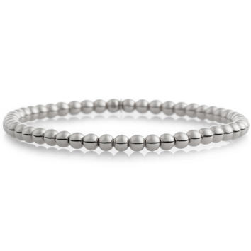 Reflex Armband 5 mm 750 Weißgold