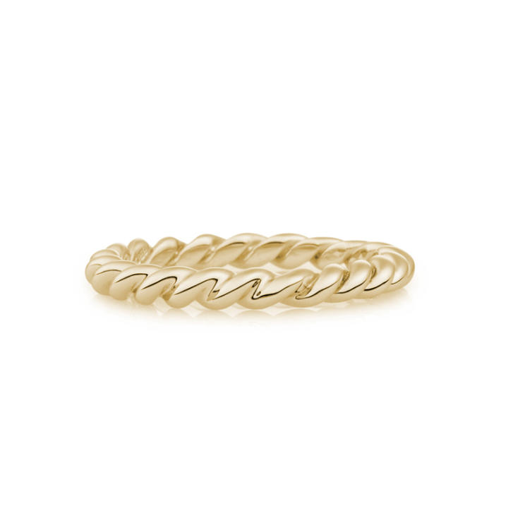 Bron Stax Kordel Ring  2,8 mm 750 Gelbgold