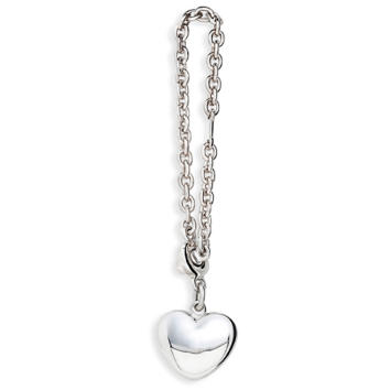 Schlüsselkette Herz 925 Silber