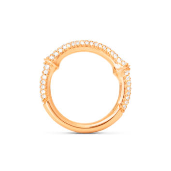 Nature Ring 750 Gelbgold mit Brillanten