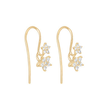 Shooting Stars Ohrhänger 750 Gelbgold mit Brillanten