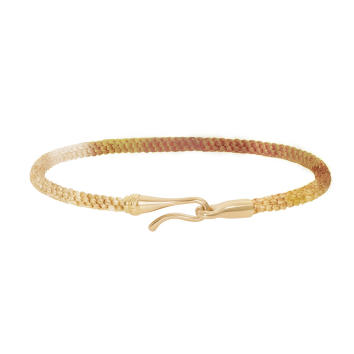 Life Armband 3 mm Golden Day 750 Gelbgold