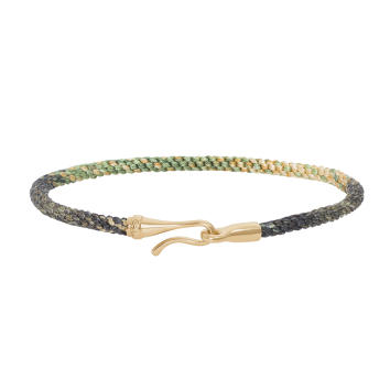 Life Armband 3 mm Safari 750 Gelbgold