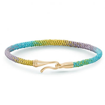 Life Armband 3 mm Rainbow 750 Gelbgold