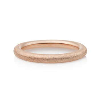 Bron Stax Ring eismatt 2,8 mm 750 Roségold