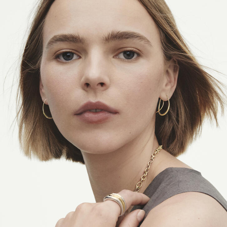 Offspring Ohrringe 750 Gelbgold