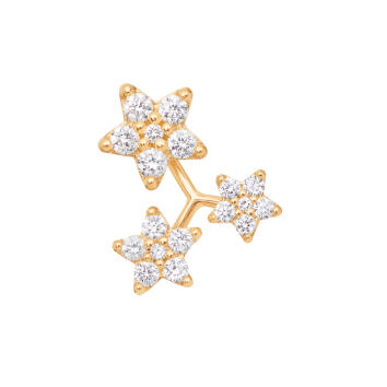 Shooting Stars Ohrstecker 750 Gelbgold mit Brillanten