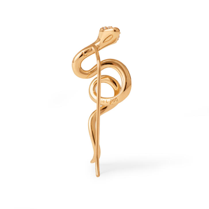 Snakes Earcuff 750 Gelbgold mit Brillanten