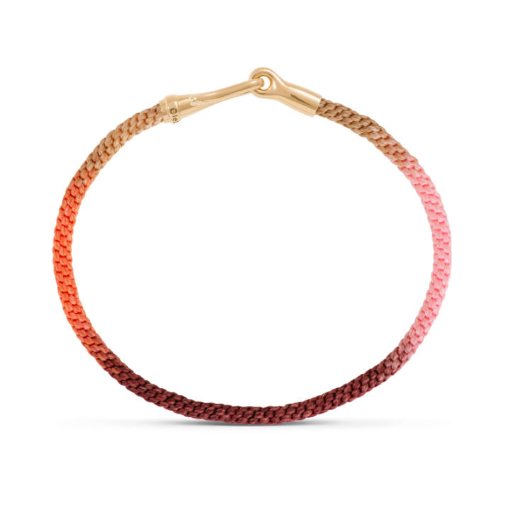 Life Armband 3 mm Berry 750 Gelbgold