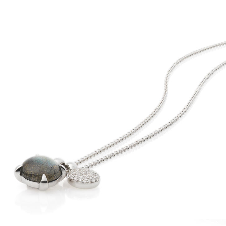 Bron Stardust Anhänger 750 Weißgold mit Brillanten