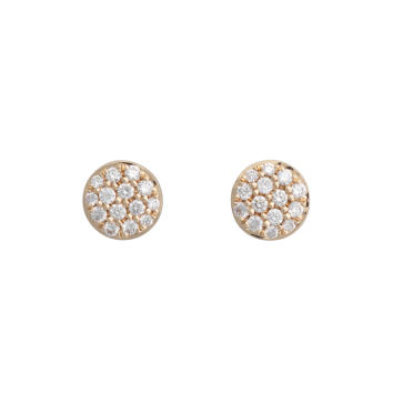 Bron Stardust Ohrstecker klein 750 Roségold mit...