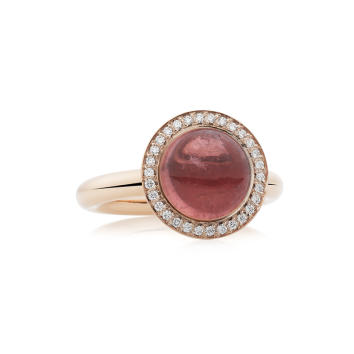 Bron Sushi Ring 10 mm 750 Roségold mit Brillanten...