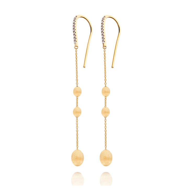 Dancing Elite Ohrringe 750 Gelbgold mit Brillanten
