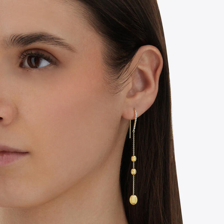 Dancing Elite Ohrringe 750 Gelbgold mit Brillanten