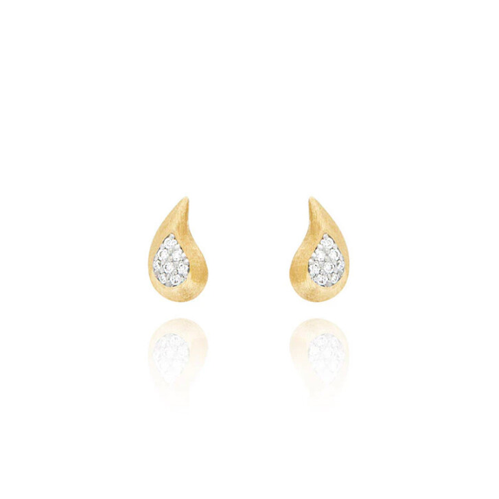 Transformista Ohrringe 750 Gelbgold mit Brillanten