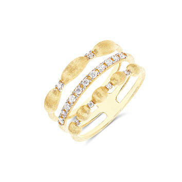 Dancing Élite Ring 750 Gelbgold mit Brillanten