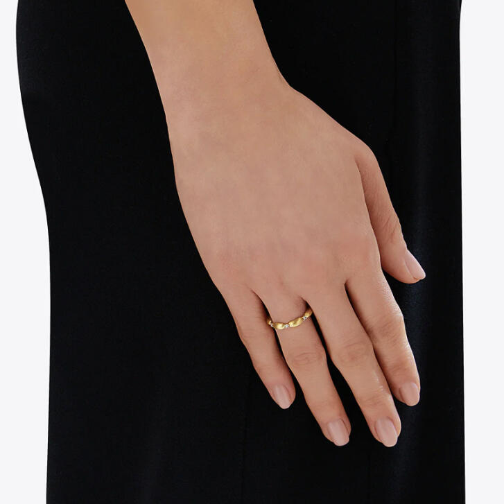 Dancing Élite Ring 750 Gelbgold mit Brillanten