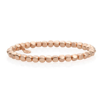 Reflex Armband Quadrat 5 mm 750 Roségold