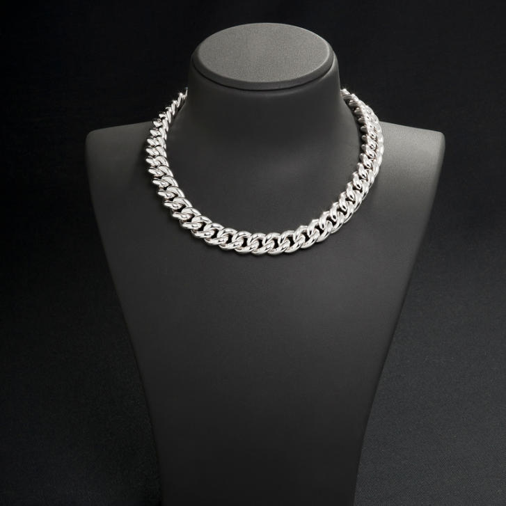 Collier Panzer 925 Silber