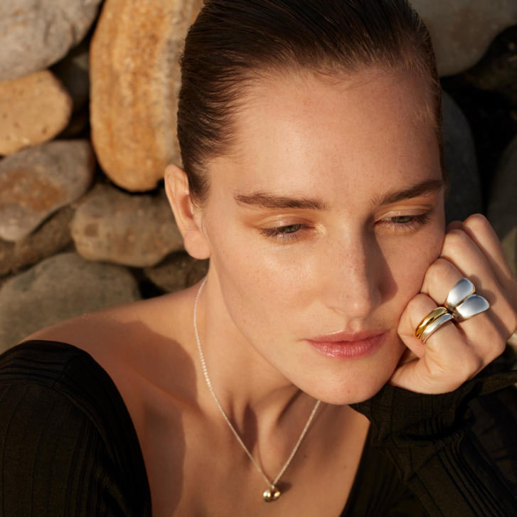 Curve Ring 925 Silber