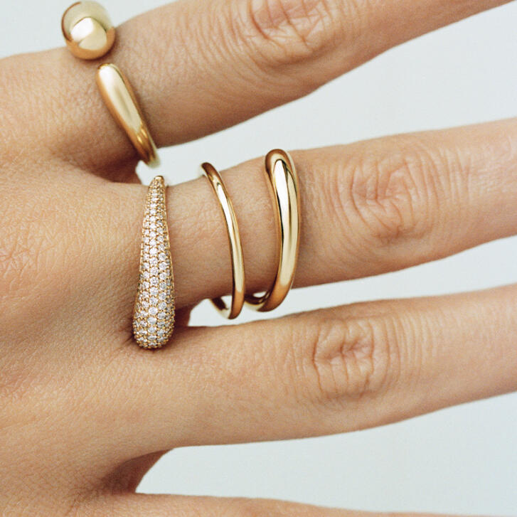 Mercy Ring 750 Gelbgold