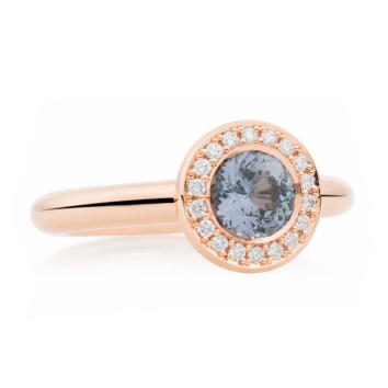 Bron Sushi Ring 6 mm 750 Roségold mit Brillanten...