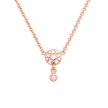 Bron Toujours Ajour Collier 750 Roségold mit Brillant