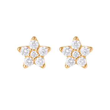 Shooting Stars Ohrstecker 750 Gelbgold giga