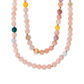 OL Design Collier mit Farbedelsteinen 90 cm, ohne...