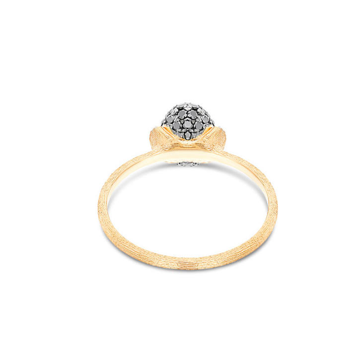 Dancing Mystery Black Ring 750 Gelbgold mit schwarzen Brillanten