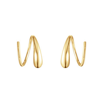 Mercy Swirl Ohrringe 750 Gelbgold