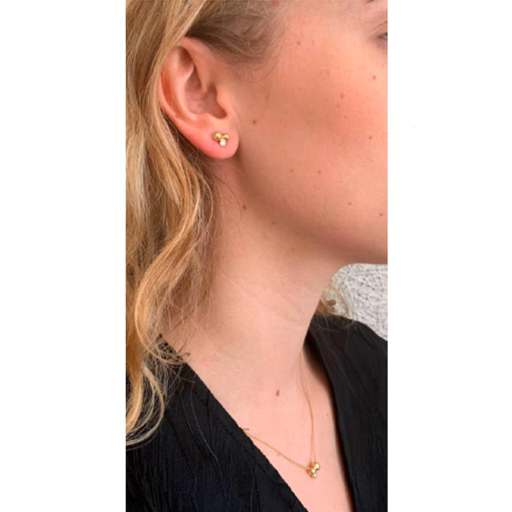 Moonlight Grapes Ohrstecker 750 Gelbgold mit Brillanten