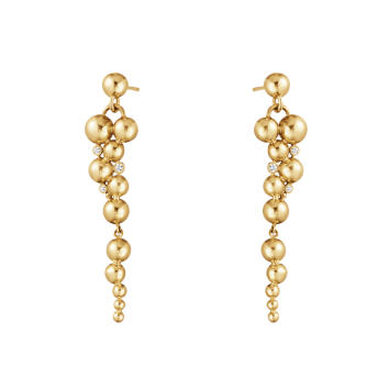 Moonlight Grapes Ohrringe 750 Gelbgold mit Brillanten