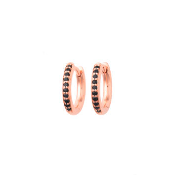 Bron Ohrringe Creolen Lux 750 Roségold Ø 13...