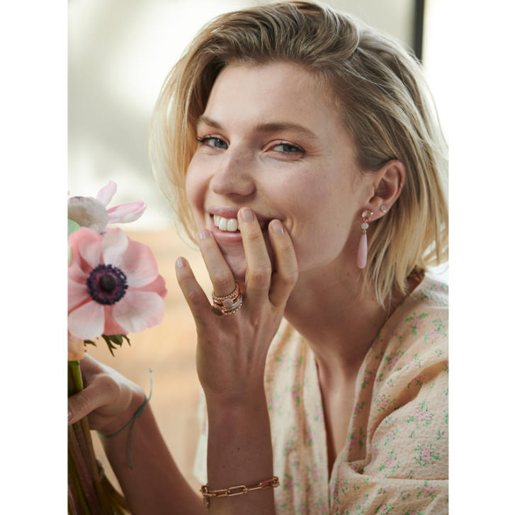 Bron Stardust Armband 750 Roségold mit Brillanten