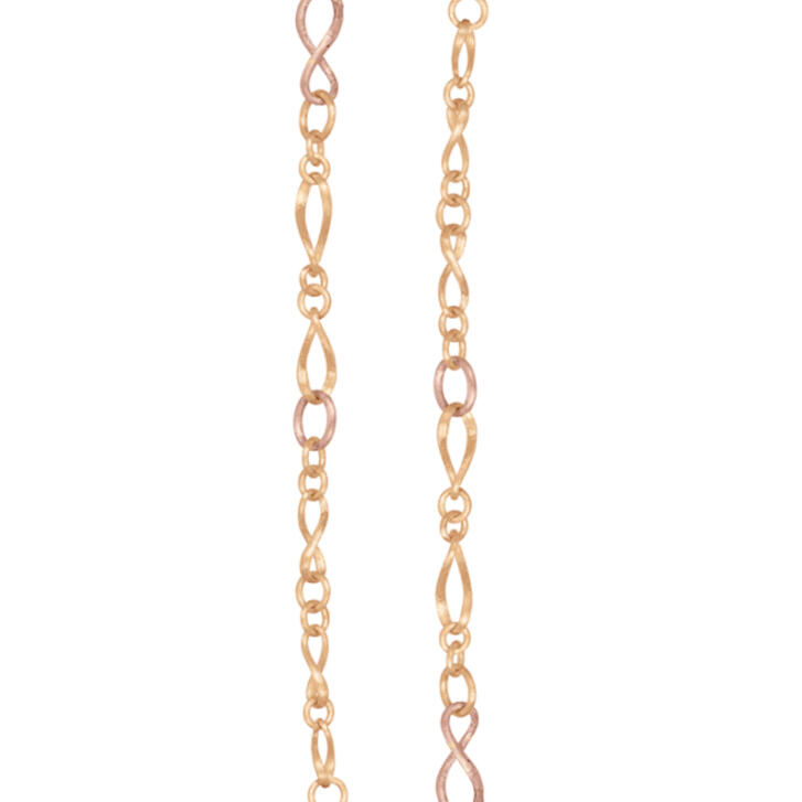 Love Link Collier 750 Gelb- und Roségold