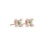Phlox Ohrstecker 750 Roségold mit Lemonquarz und Brillanten